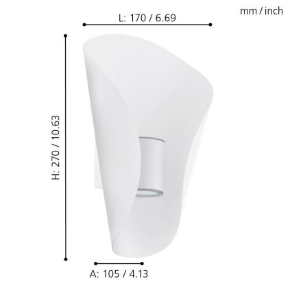 Eglo - LED Spoljna rasveta 2xLED/2,5W/230V IP44