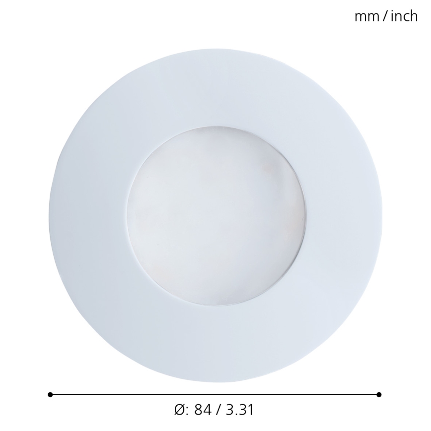Eglo - LED ugradno svetlo za kupatilo 1xGU10/5W/230V IP65