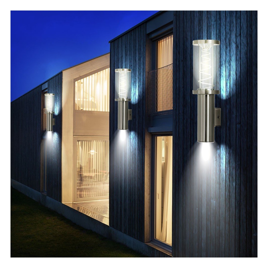 Eglo 94095 - LED spoljašnja zidna lampa TRONO 2xGU10/5W/230V IP44