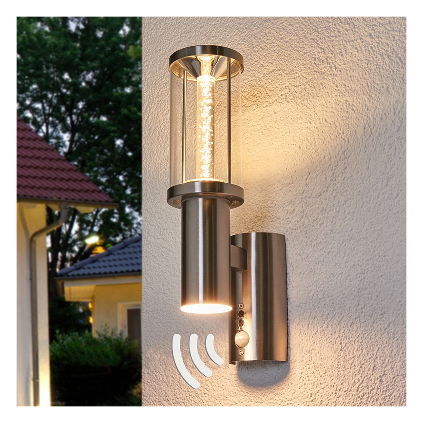 Eglo - LED spoljašnje osvetljenje sa senzorom 1xGU10/3W + LED/3,7W IP44