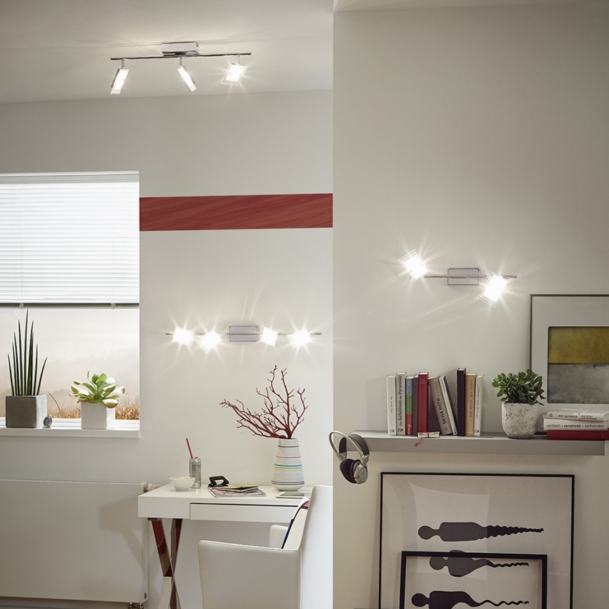 Eglo 94163 - LED spot svetiljka ERVAS 2xLED/3,3W/230V