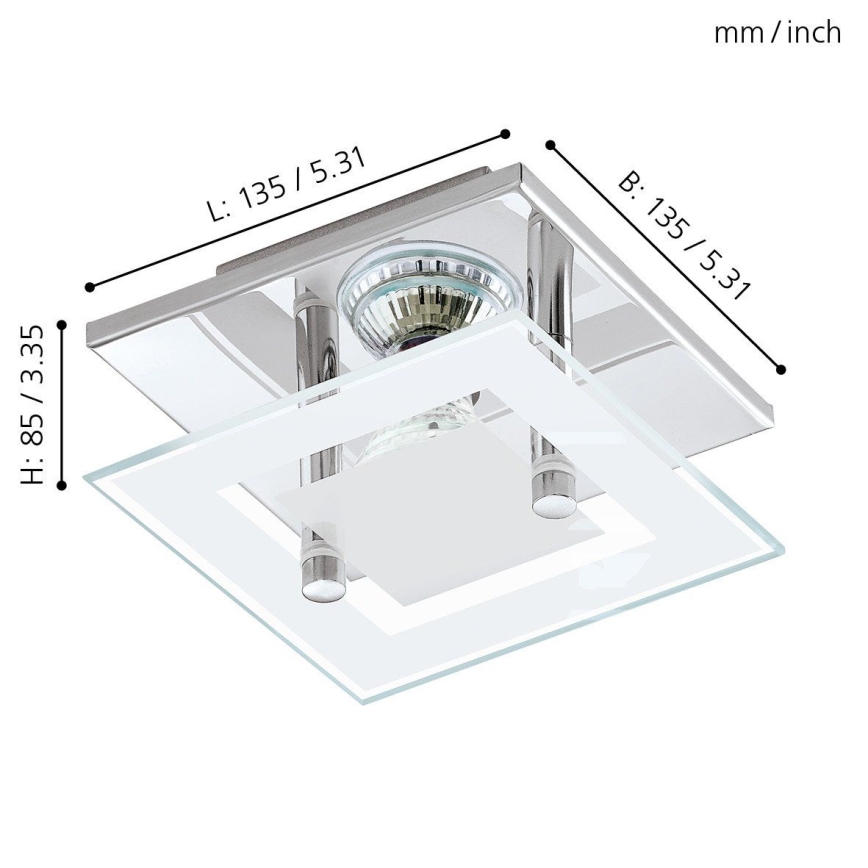 Eglo - LED plafonsko svetlo 1xGU10-LED/3W/230V