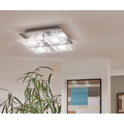 Eglo - LED stropno svetlo 4xGU10-LED/3W/230V