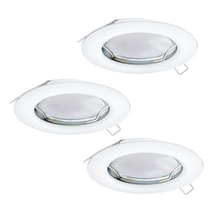 Eglo - KOMPLET 3x LED ugradno svetlo PENETO 1xGU10-LED/3W/230V