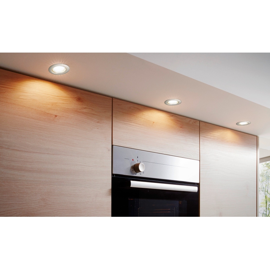 Eglo - KOMPLET 3x LED ugradna svetla PENETO 1xGU10-LED/3W/230V