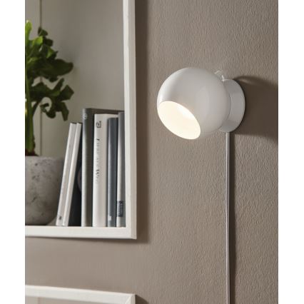 Eglo - LED stona/zidna lampa 1xGU10/2,8W/230V bela