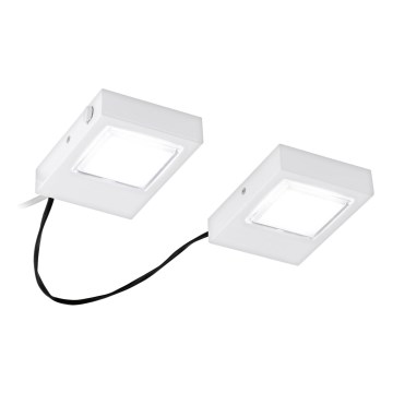 Eglo 94517 - KOMPLET 2x LED osvetljenje za ispod ormarića LAVAIO 2xLED/3,7W/230V