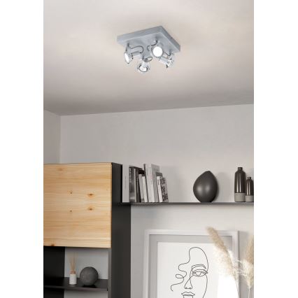 Eglo 94645 - LED spot svetiljka NOVORIO 4xGU10-LED/5W/230V