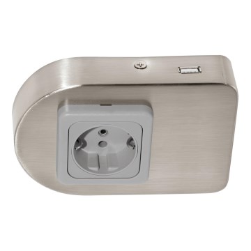 Eglo 94662 - Ugradna SCHUKO utičnica sa USB portom TAXANO