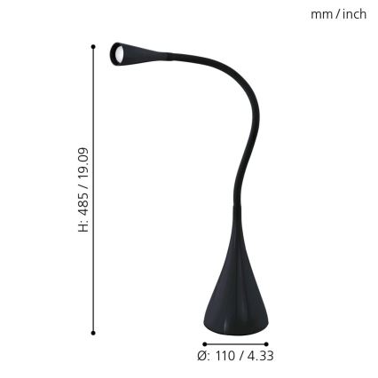 Eglo - stona LED lampa 3,5W/230V