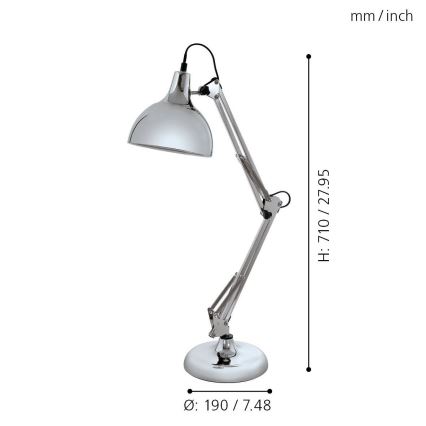 Eglo - Stona lampa 1xE27/40W/230V