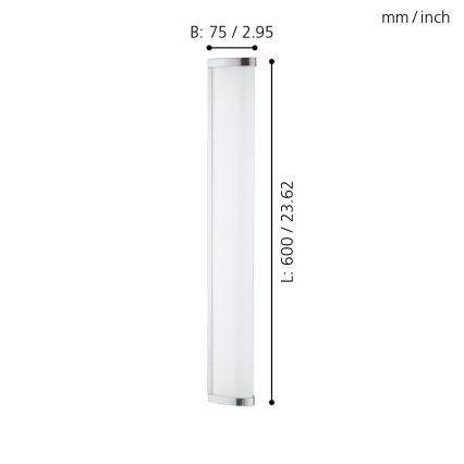 Eglo - LED kupatilska svetiljka LED/16W/230V IP44