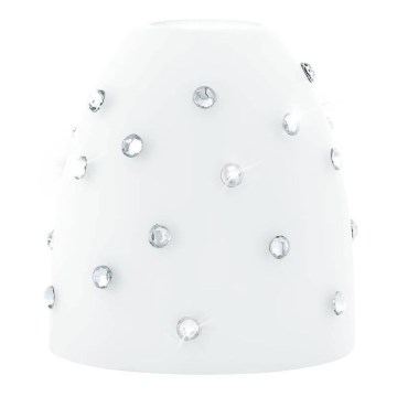 Eglo 94749 - Zamensko staklo za luster, stonu lampu, plafonsko i spot svetlo MY CHOICE, prečnika 9 cm, bela/hrom