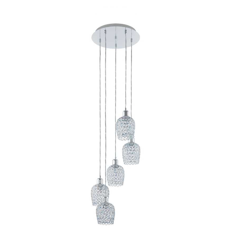 Eglo 94898 - Luster na sajli BONARES 1 5xE27/60W/230V