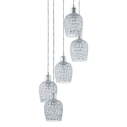 Eglo 94898 - Luster na sajli BONARES 1 5xE27/60W/230V