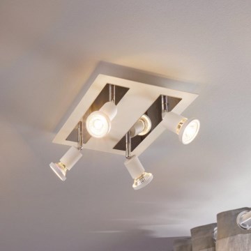 Eglo 94962 - LED reflektorsko svetlo SARRIA 4xGU10-LED/5W/230V