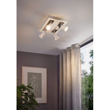 Eglo 94962 - LED reflektorsko svetlo SARRIA 4xGU10-LED/5W/230V