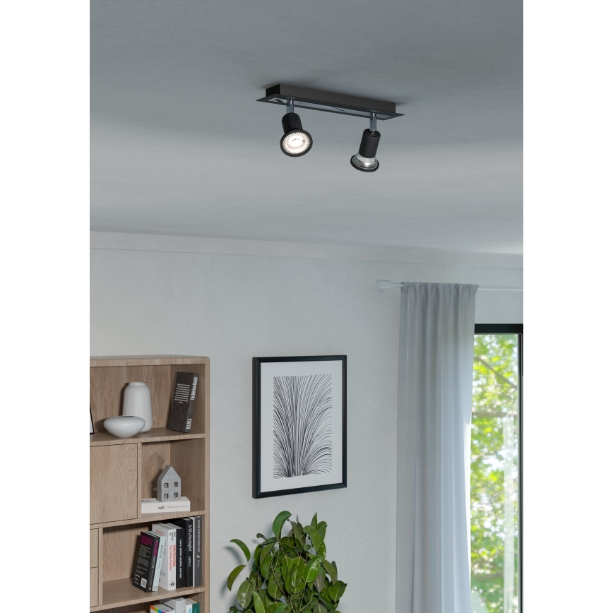 Eglo 94964 - LED spot svetiljka SARRIA 2xGU10-LED/5W/230V