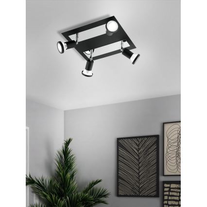 Eglo 94966 - LED spot svetiljka SARRIA 4xGU10-LED/5W/230V