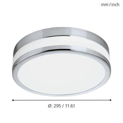 Eglo - LED kupatilsko svetlo LED/24W/230V IP44