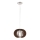 Eglo 95023 - Luster na sajli STELLATO 1xE27/60W/230V prečnika 30 cm, braon