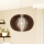 Eglo 95026 - Luster na sajli STELLATO 1xE27/60W/230V prečnik 70 cm braon