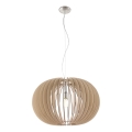 Eglo 95042 - Luster na sajli STELLATO 1xE27/60W/230V Ø 70 cm bež