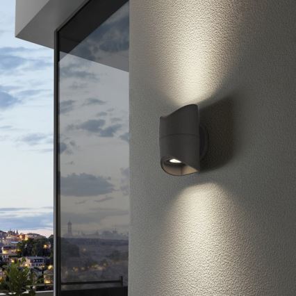 Eglo 95076 - Spoljno zidno svetlo ABRANTES 2xLED/6W/230V IP44