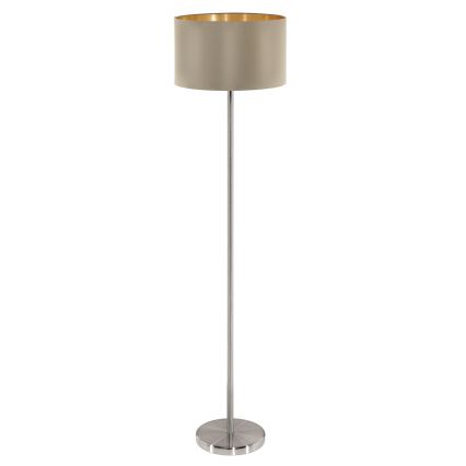 Eglo - Podna lampa 1xE27/60W/230V taupe