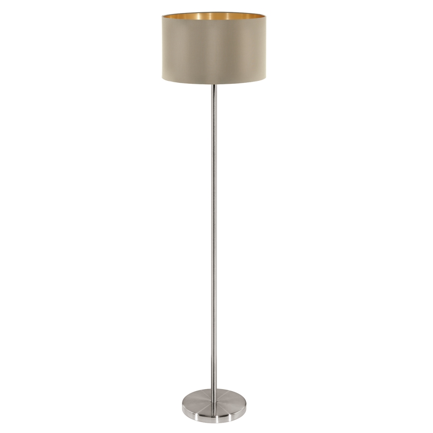 Eglo - Podna lampa 1xE27/60W/230V taupe