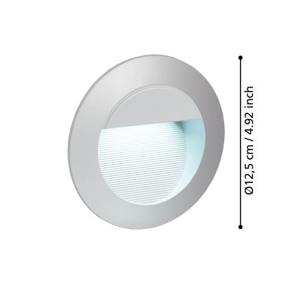 Eglo - LED spoljašnje orijentaciono svetlo 1xLED/2,5W/230V IP65