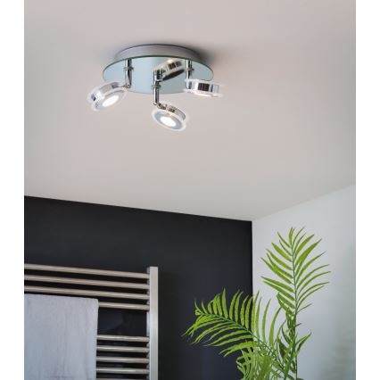 Eglo 95279 - LED spot za kupatilo AGUEDA 3xLED/3,3W/230V IP44