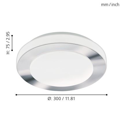 Eglo - LED kupatilsko svetlo LED/11W/230V IP44
