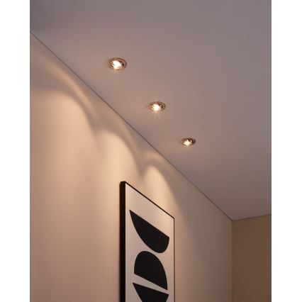 Eglo - KOMPLET 3x LED ugradno plafonsko svetlo TEDO 1xGU10-LED/5W/230V