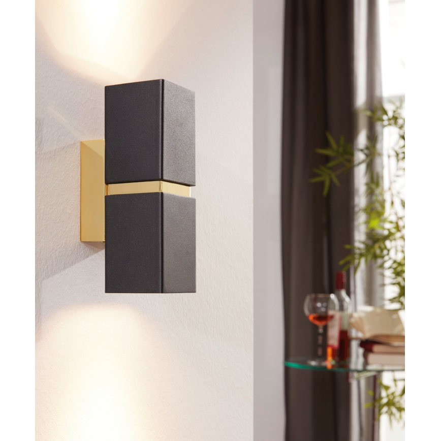 Eglo - LED zidna svetiljka 2xGU10-LED/4W/230V
