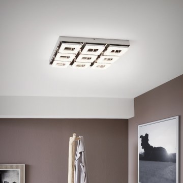 Eglo 95658 - Kristalni plafonski luster FRADELO 9xLED/4W/230V