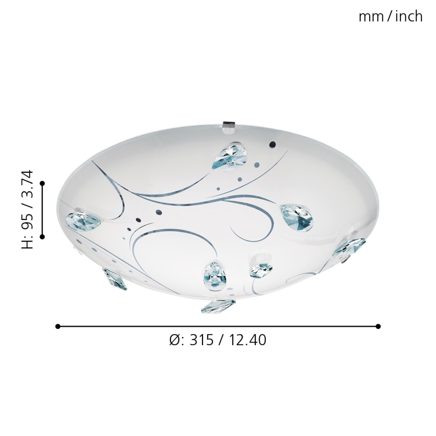 Eglo - LED plafonsko svetlo LED/16W/230V