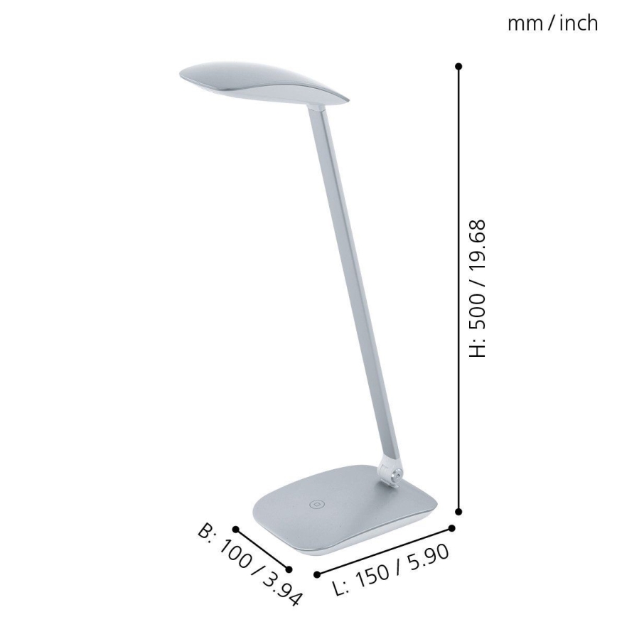 Eglo - LED prigušiva stona lampa LED/4,5W/USB