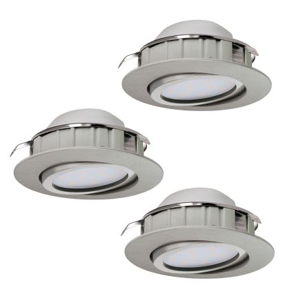 Eglo - komplet od 3 ugradna LED svetla PINEDA LED/4,9W/230V