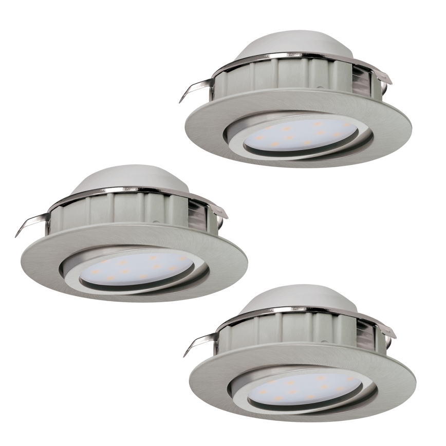 Eglo - komplet od 3 ugradna LED svetla PINEDA LED/4,9W/230V