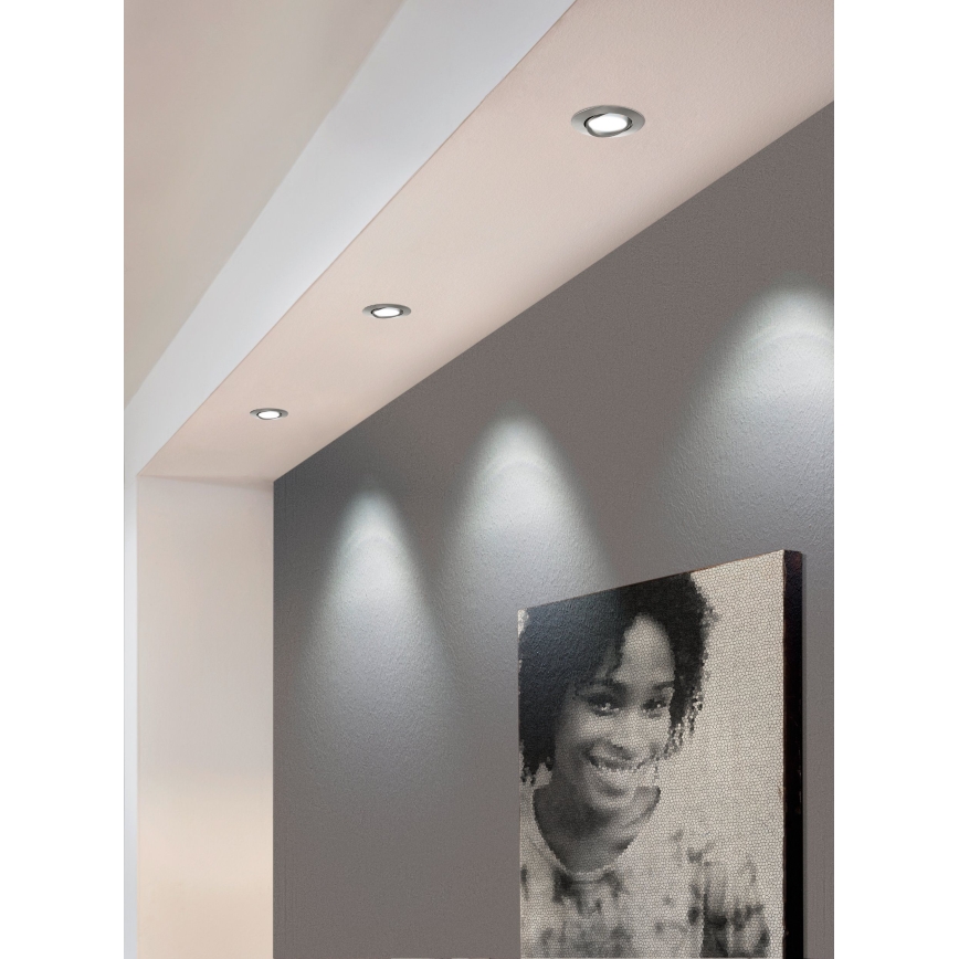 Eglo - SET 3x prigušiva ugradna LED svetiljka PINEDA LED/5,5W/230V