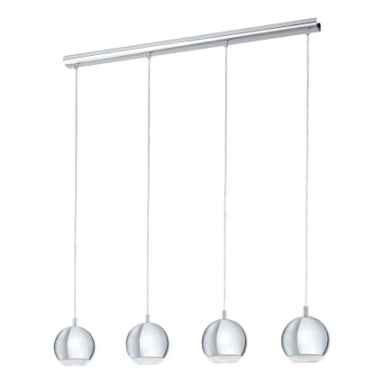 Eglo - LED luster 4xGU10-LED/4W/230V