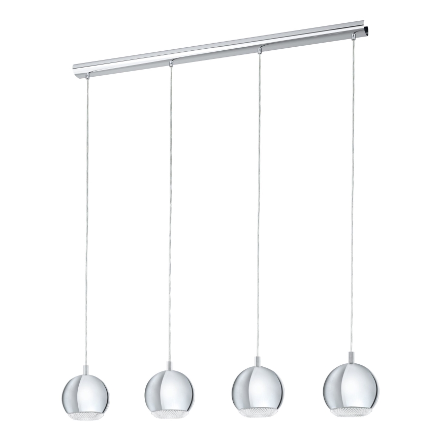 Eglo - LED luster 4xGU10-LED/4W/230V