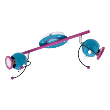 Eglo 95942 - Dečije reflektorsko svetlo LAIA 1 2xGU10-LED/3W/230V