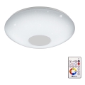 Eglo 95971 - LED prigušiva plafonska svetiljka VOLTAGO 2 LED/14W/230V + daljinski upravljač
