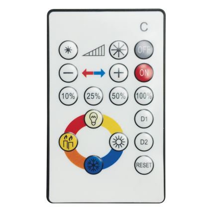 Eglo 95972 - LED prigušiva plafonjera VOLTAGO 2 LED/20W/230V + daljinski upravljač
