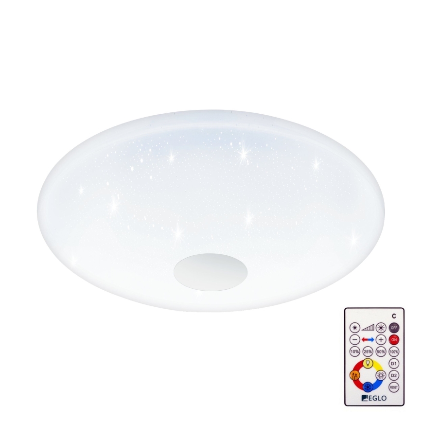Eglo - prigušiva LED plafonska svetiljka LED/30W/230V + daljinski upravljač