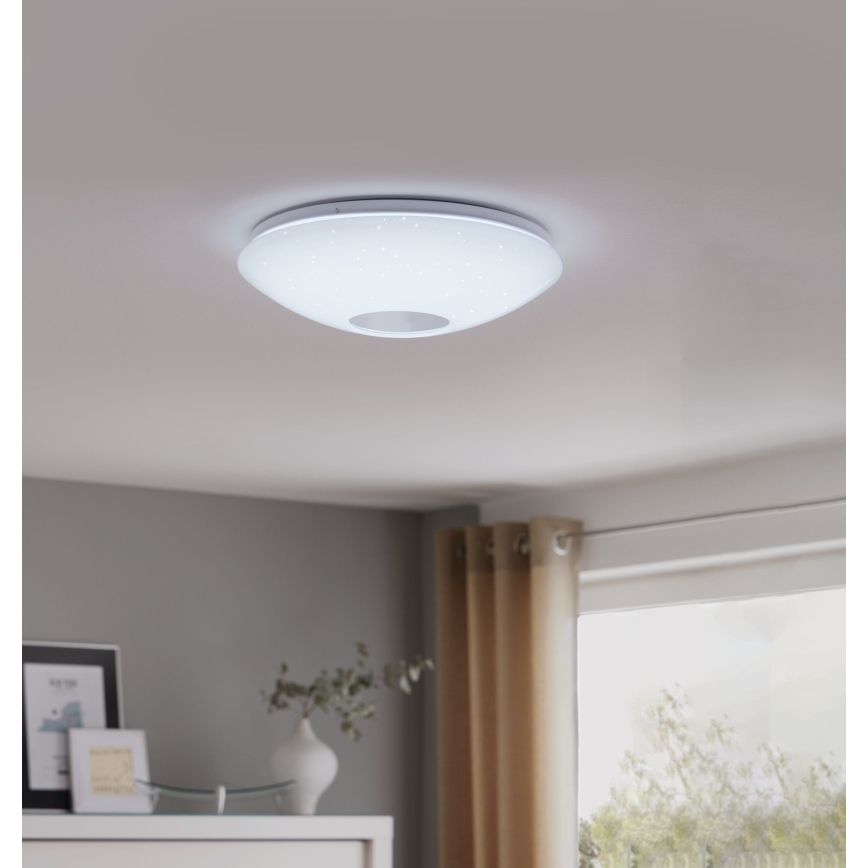 Eglo - prigušiva LED plafonska svetiljka LED/30W/230V + daljinski upravljač