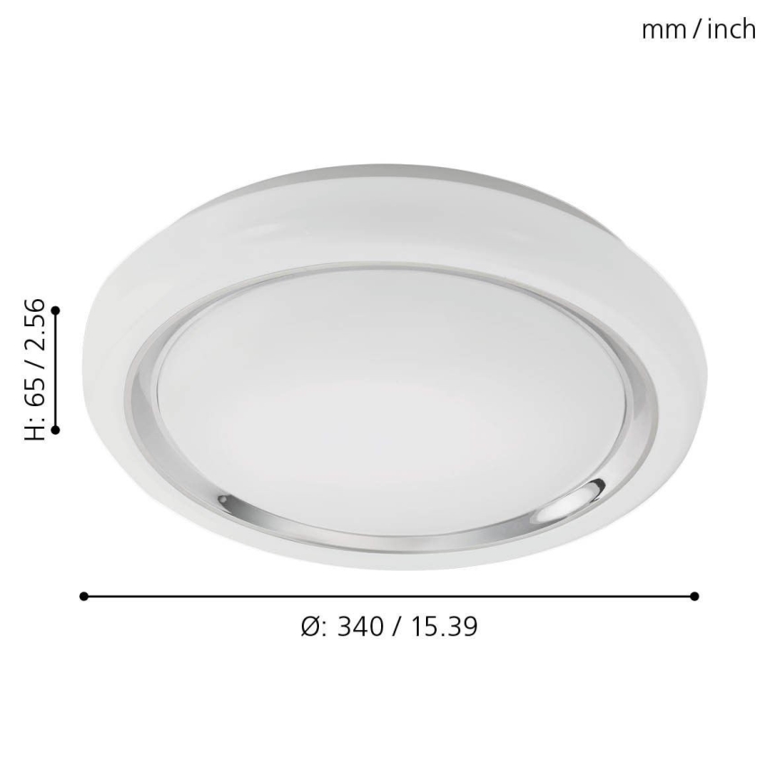 Eglo - plafonsko LED svetlo LED/18W/230V