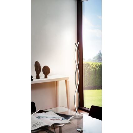 Eglo - LED podna lampa LED/36W/230V sjajni hrom